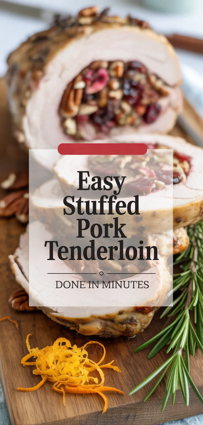 A photo of Easy Stuffed Pork Tenderloin Recipe