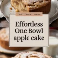 Effortless One Bowl Apple Cake Recipe