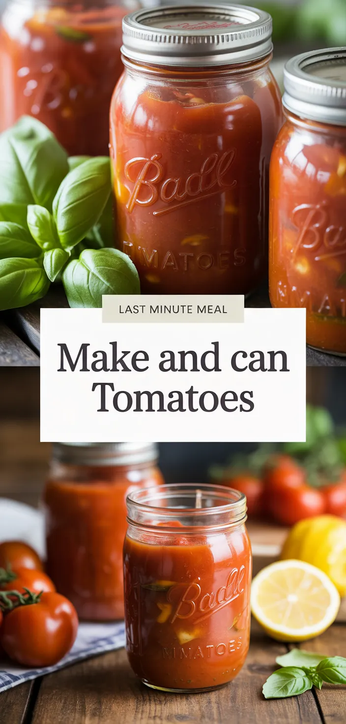 A photo of How To Make And Can Crushed Tomatoes At Home Recipe