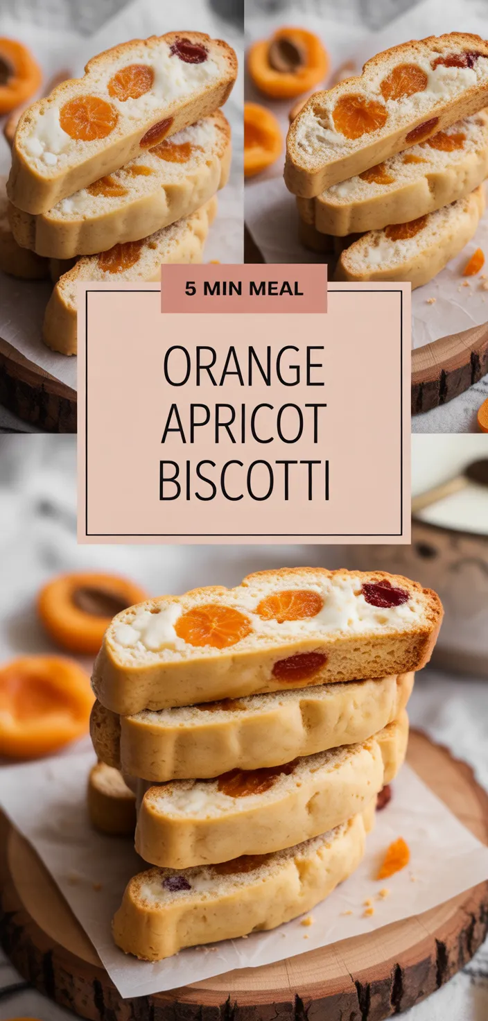 A photo of Orange Apricot Biscotti Recipe