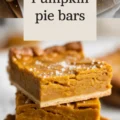 Pumpkin Pie Bars Recipe