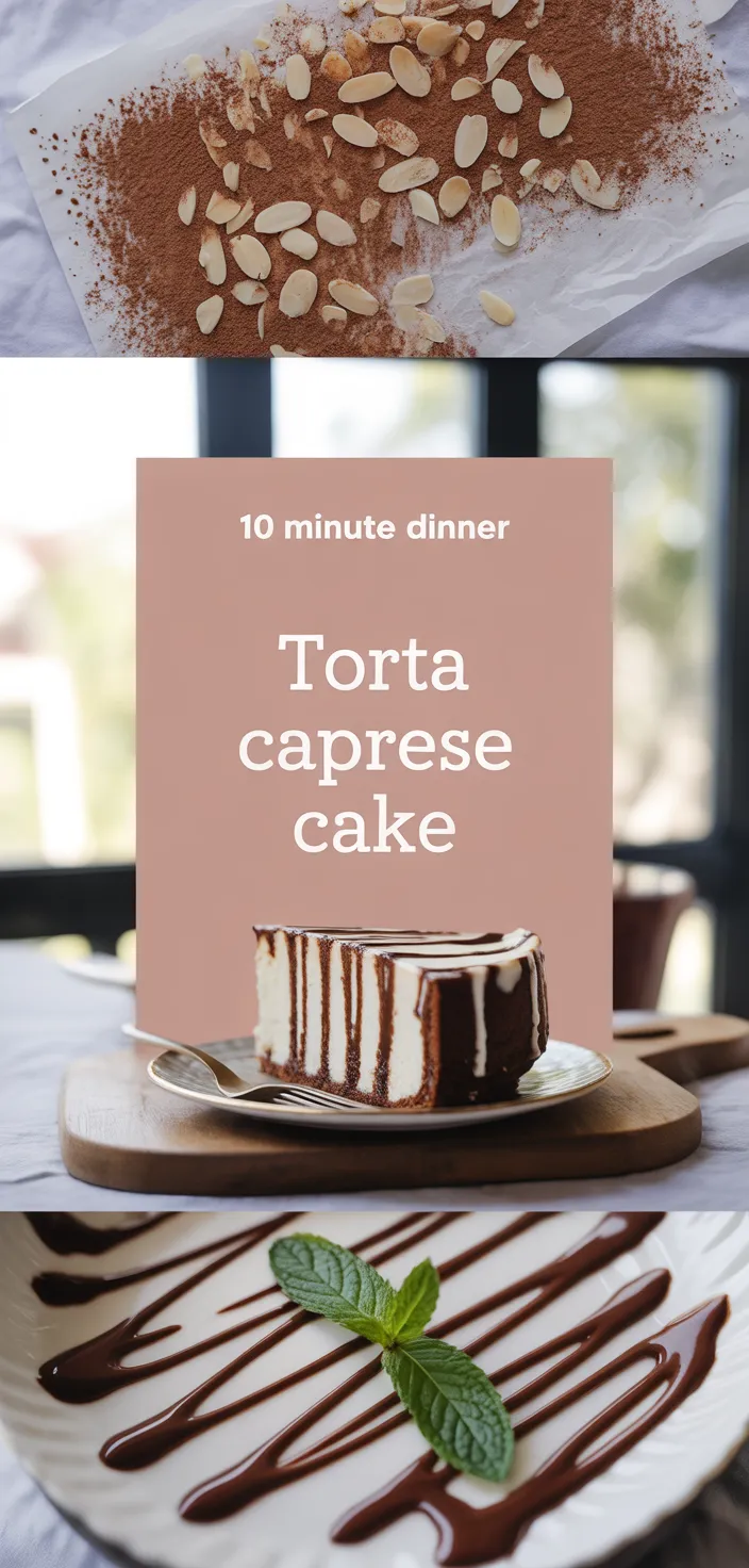 A photo of Torta Caprese (Flourless Chocolate Almond Cake) Recipe