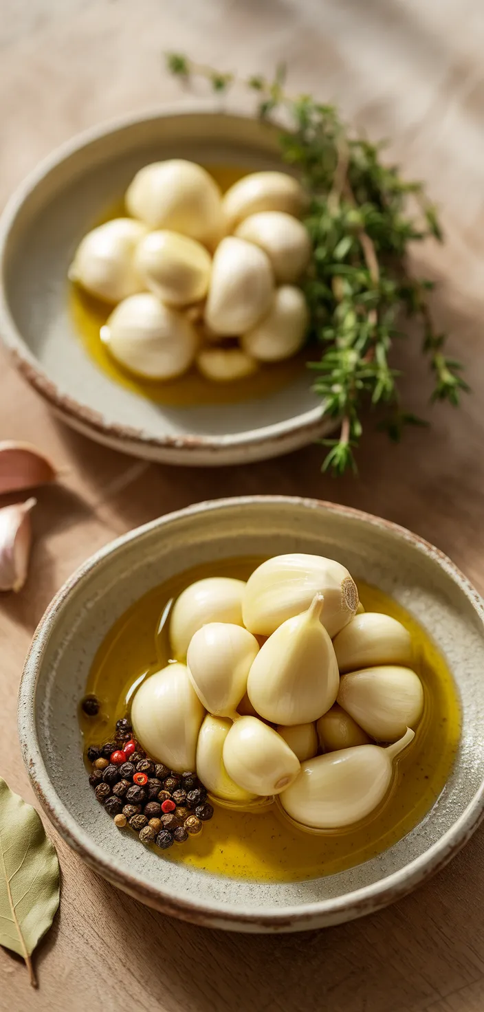 Ingredients photo for Easy Garlic Confit Recipe
