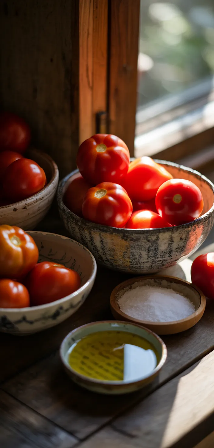 Ingredients photo for How To Make And Can Crushed Tomatoes At Home Recipe