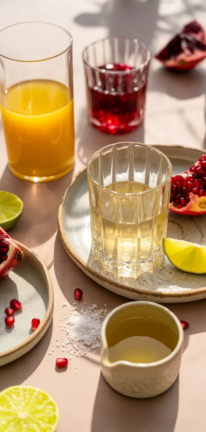Ingredients photo for Pomegranate Margarita! (Holiday Cocktail) Recipe