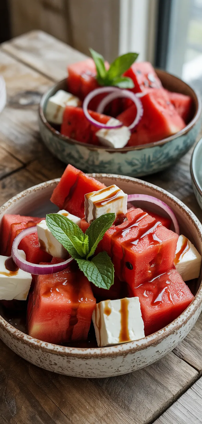 Ingredients photo for Watermelon And Feta Salad Recipe
