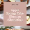 Apple Sponge Cake (Russian Sharlotka) Recipe