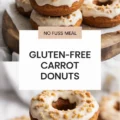 Baked Carrot Cake Donuts Made Gluten Free And Diary Free Recipe