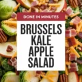Brussels Sprout, Kale + Apple Salad With Sharp Cheddar + Bacon Recipe