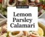 Chilled Calamari Salad With Lemon And Parsley Recipe