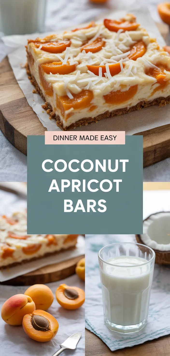 A photo of Coconut Apricot Bars Recipe