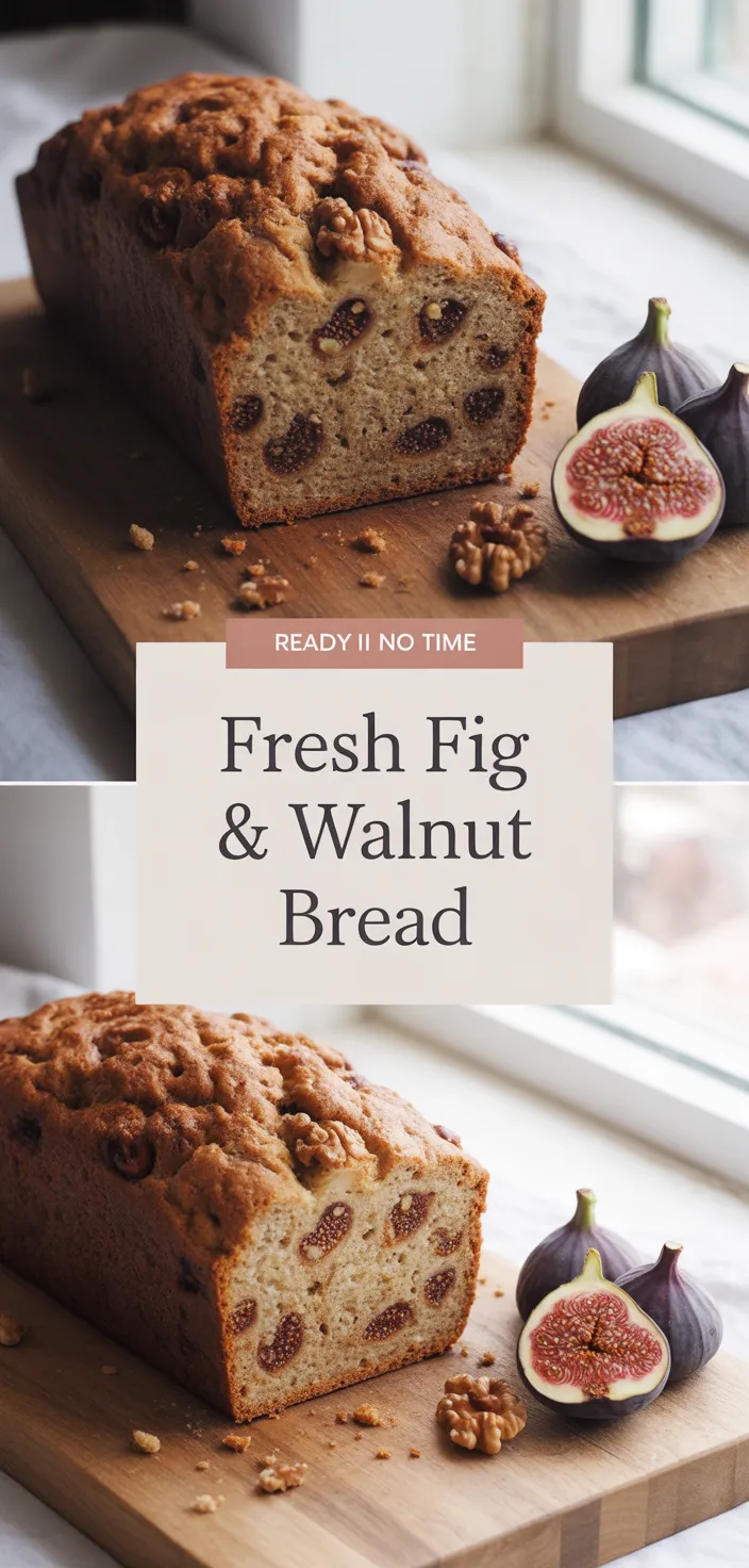 A photo of Fresh Fig & Walnut Bread Recipe