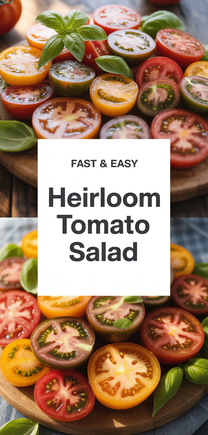 A photo of Heirloom Tomato Salad Recipe