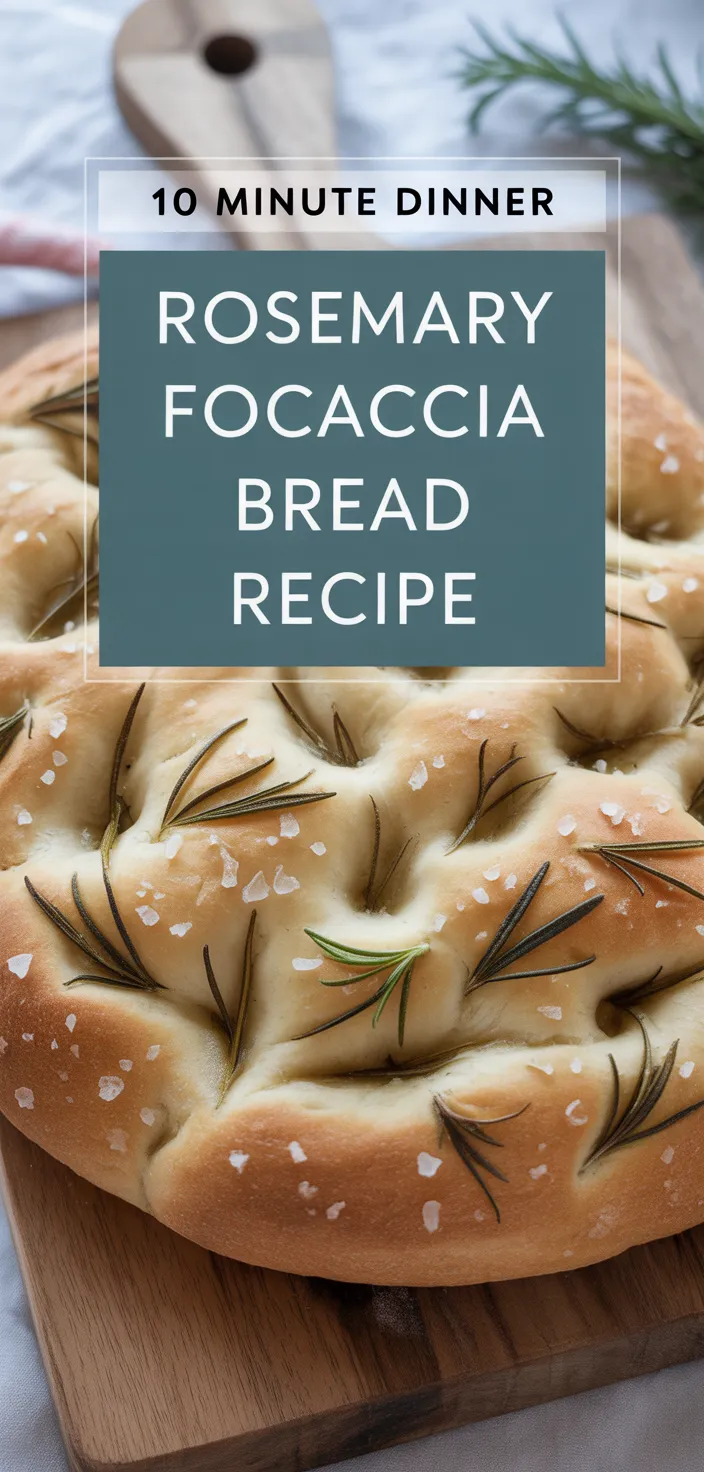 A photo of Rosemary Focaccia Bread Recipe
