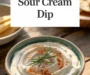 Sour Cream Dip Recipe