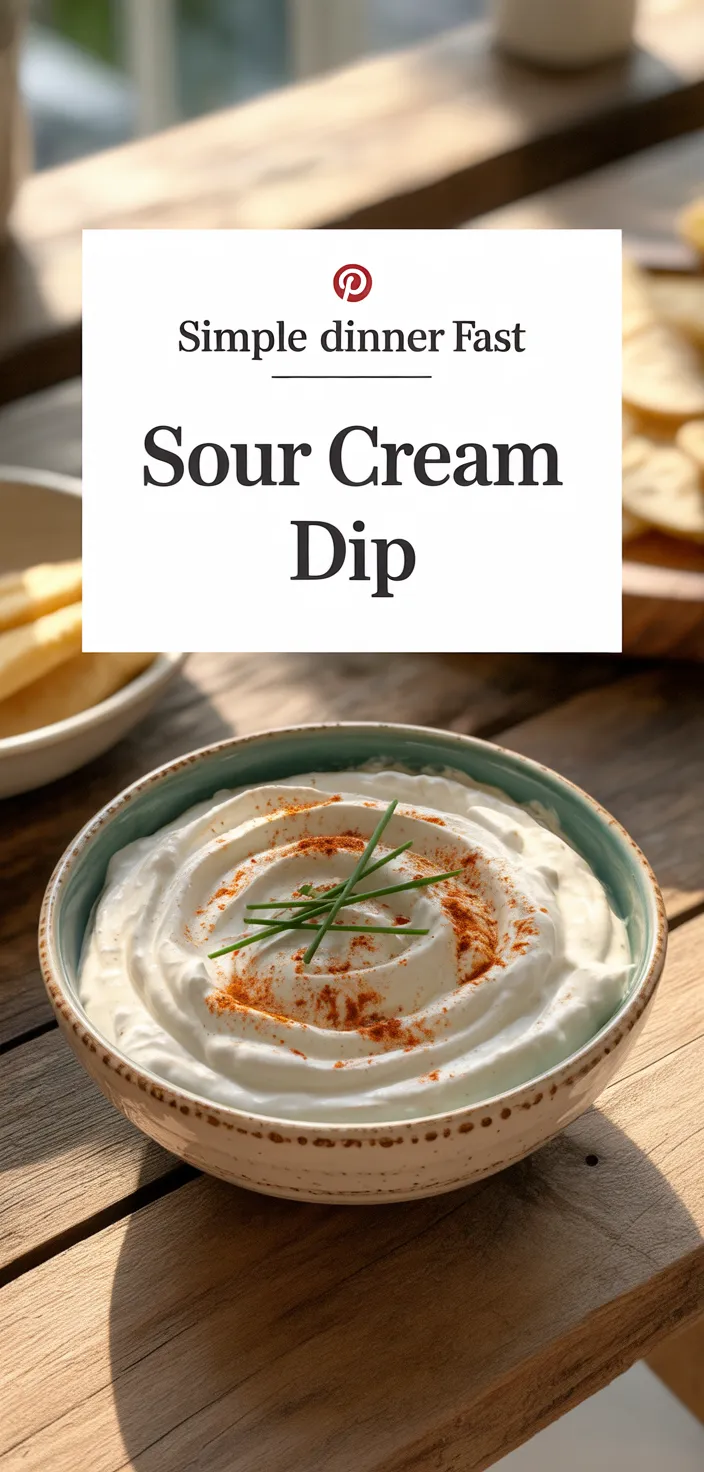 A photo of Sour Cream Dip Recipe