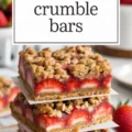 Strawberry Oatmeal Crumble Bars Recipe