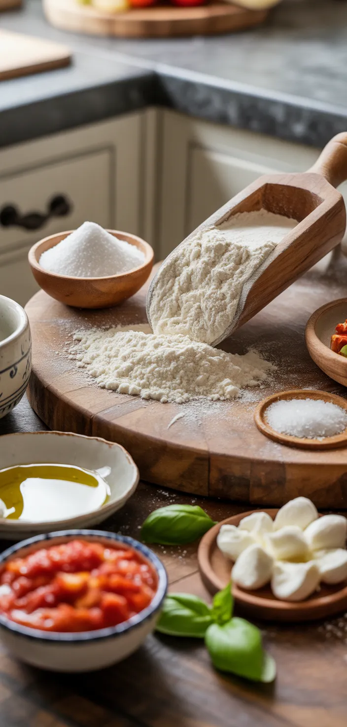 Ingredients photo for Easy Pizza Crust Recipe For Beginners