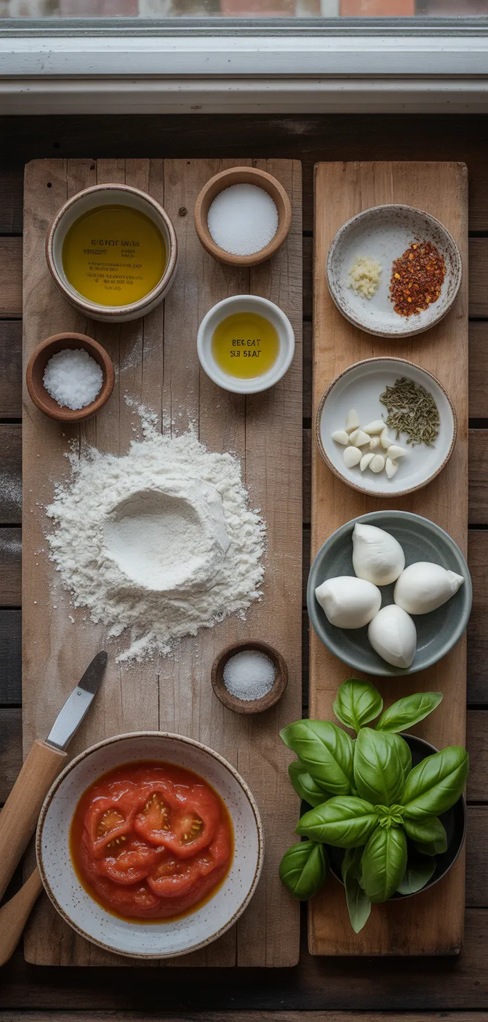 Ingredients photo for Best Ever Focaccia Pizza Recipe