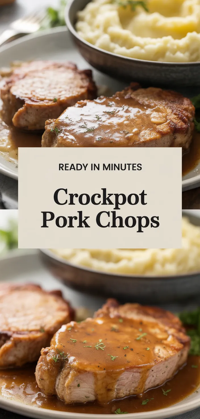 A photo of Crock Pot Pork Chops The Family Can't Resist! Recipe