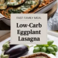 Easy Eggplant Lasagna Recipe (Vegetarian & Low Carb)
