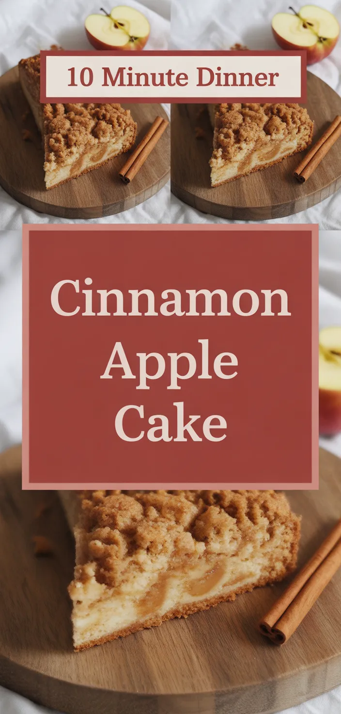 A photo of How To Make A Delicious Cinnamon Apple Cake Recipe