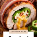 Jalapeño Popper Stuffed Smoked Pork Tenderloin Recipe