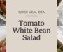 Tomato And White Bean Salad With Basil Recipe