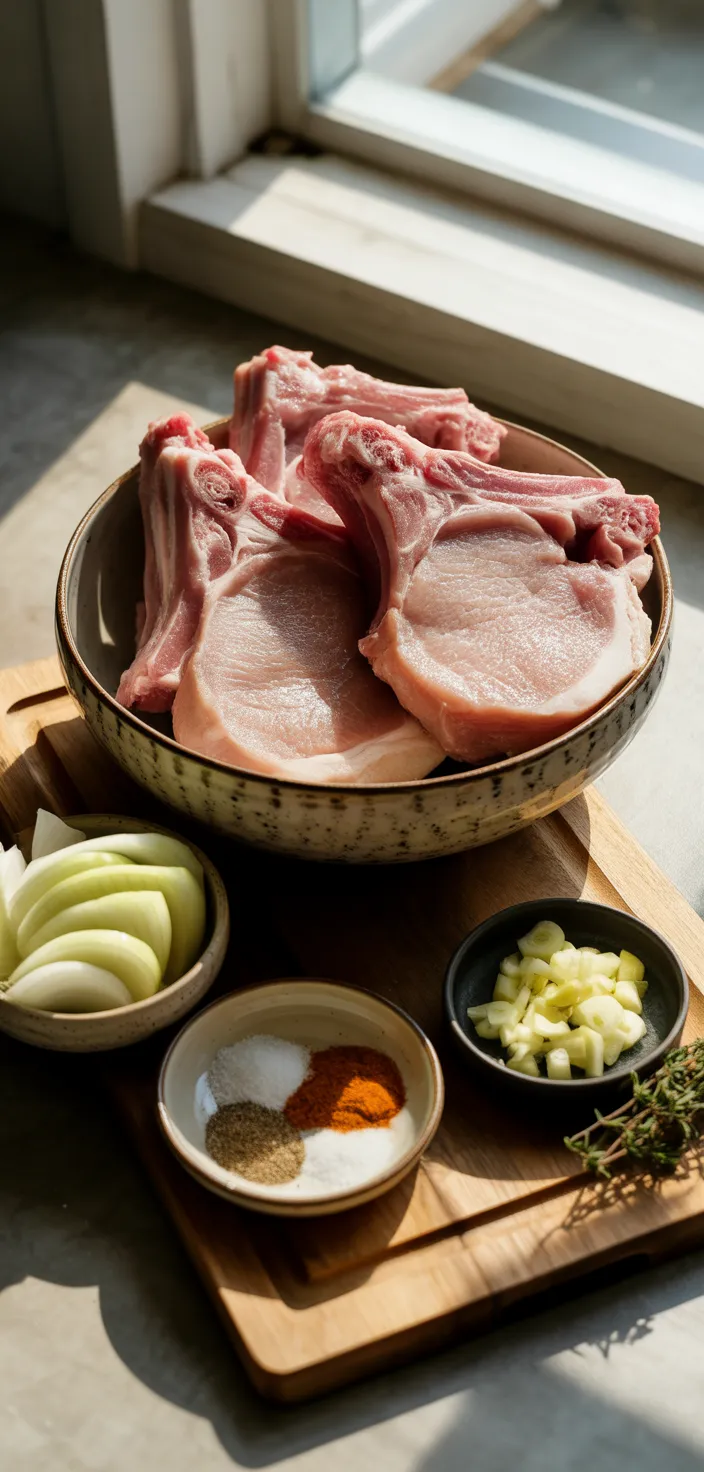 Ingredients photo for Crock Pot Pork Chops The Family Can't Resist! Recipe
