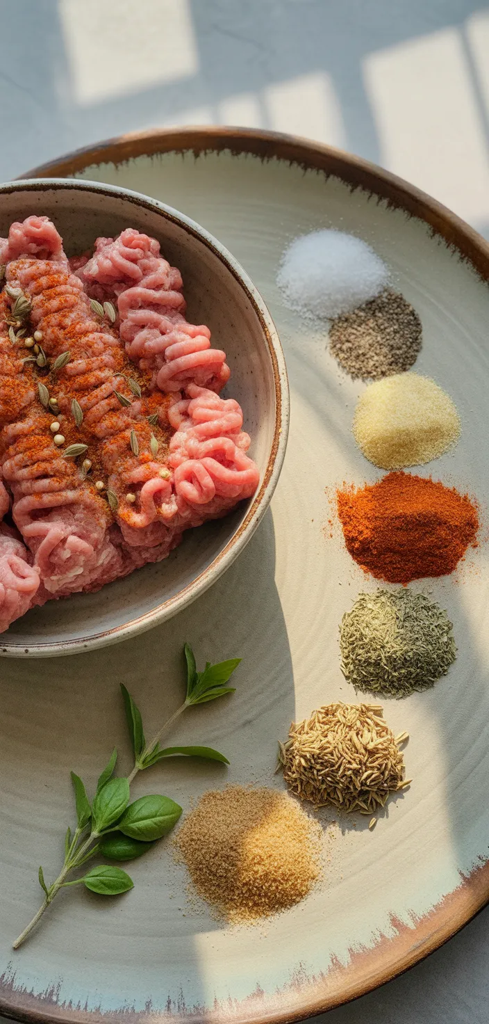 Ingredients photo for How To Make Ground Meat Taste Like Italian Sausage Recipe