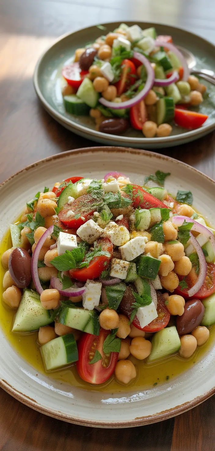 Ingredients photo for Mediterranean Chickpea Salad Recipe