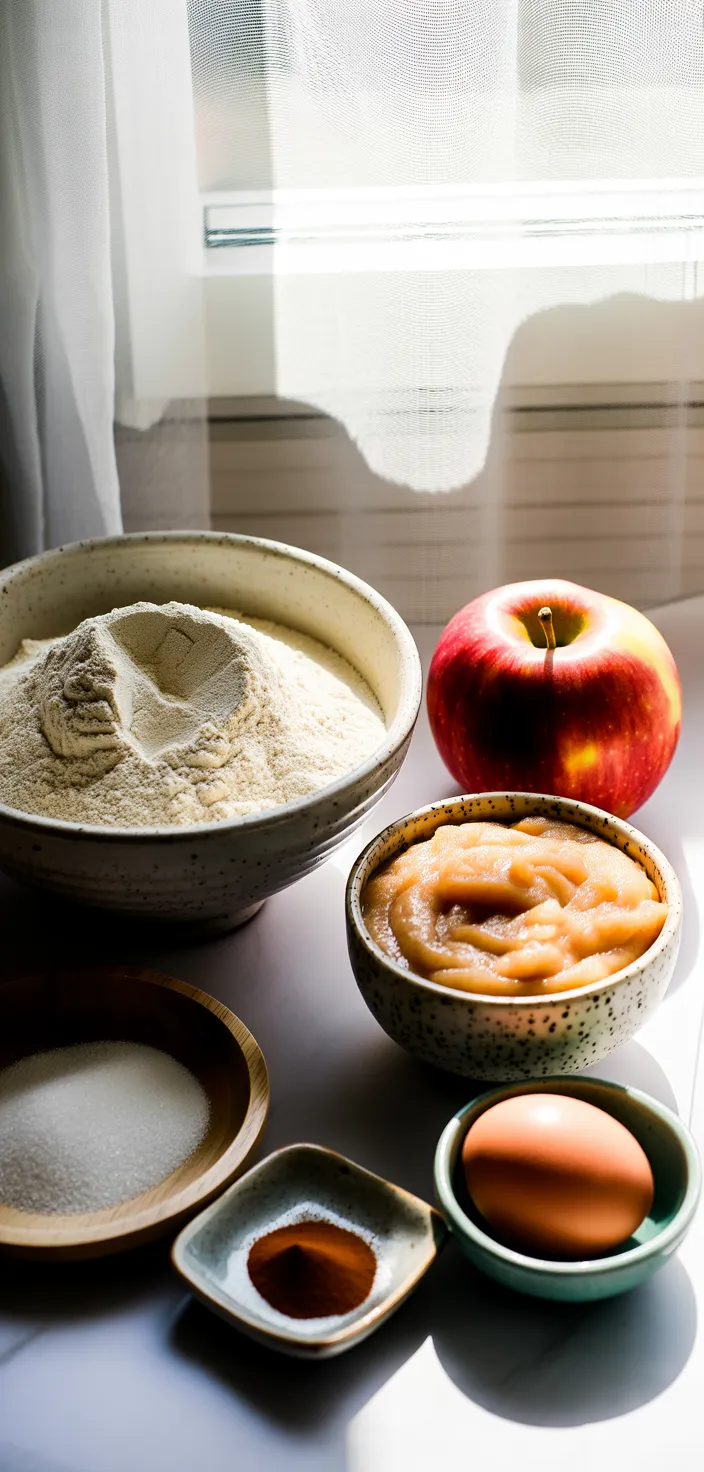 Ingredients photo for Applesauce Donuts Recipe