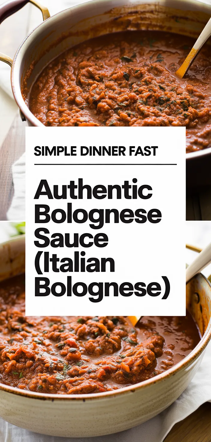 A photo of Authentic Bolognese Sauce (Italian Bolognese) Recipe
