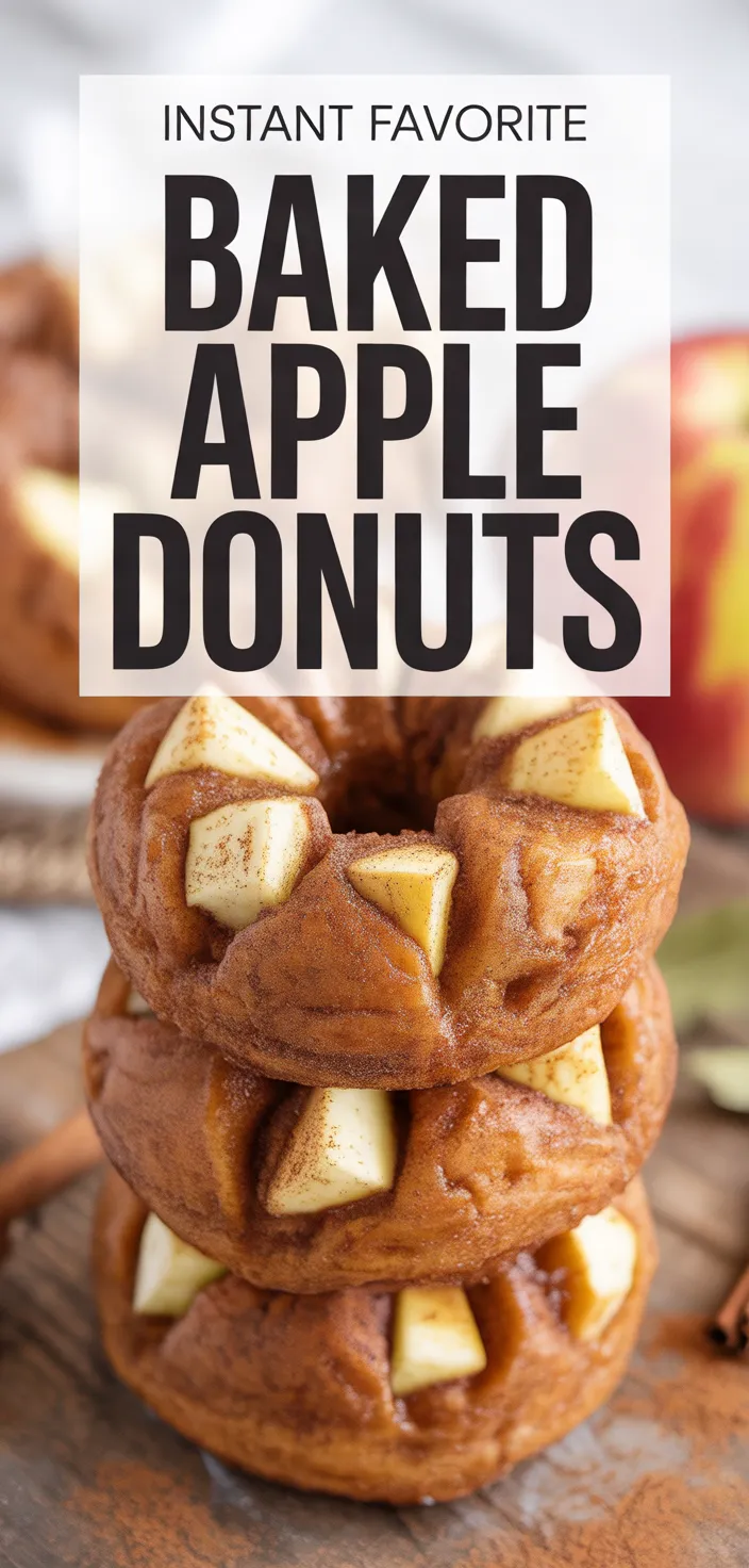 A photo of Baked Apple Donuts Recipe