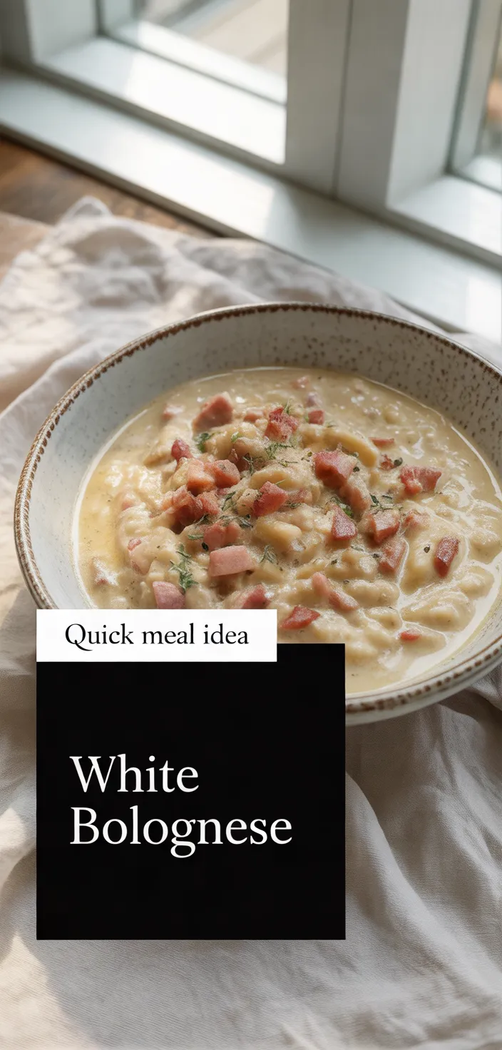 A photo of Easy Ragu Bianco (White Bolognese Sauce) Recipe