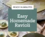 Homemade Ravioli Pasta (Easy Step By Step Guide) Recipe