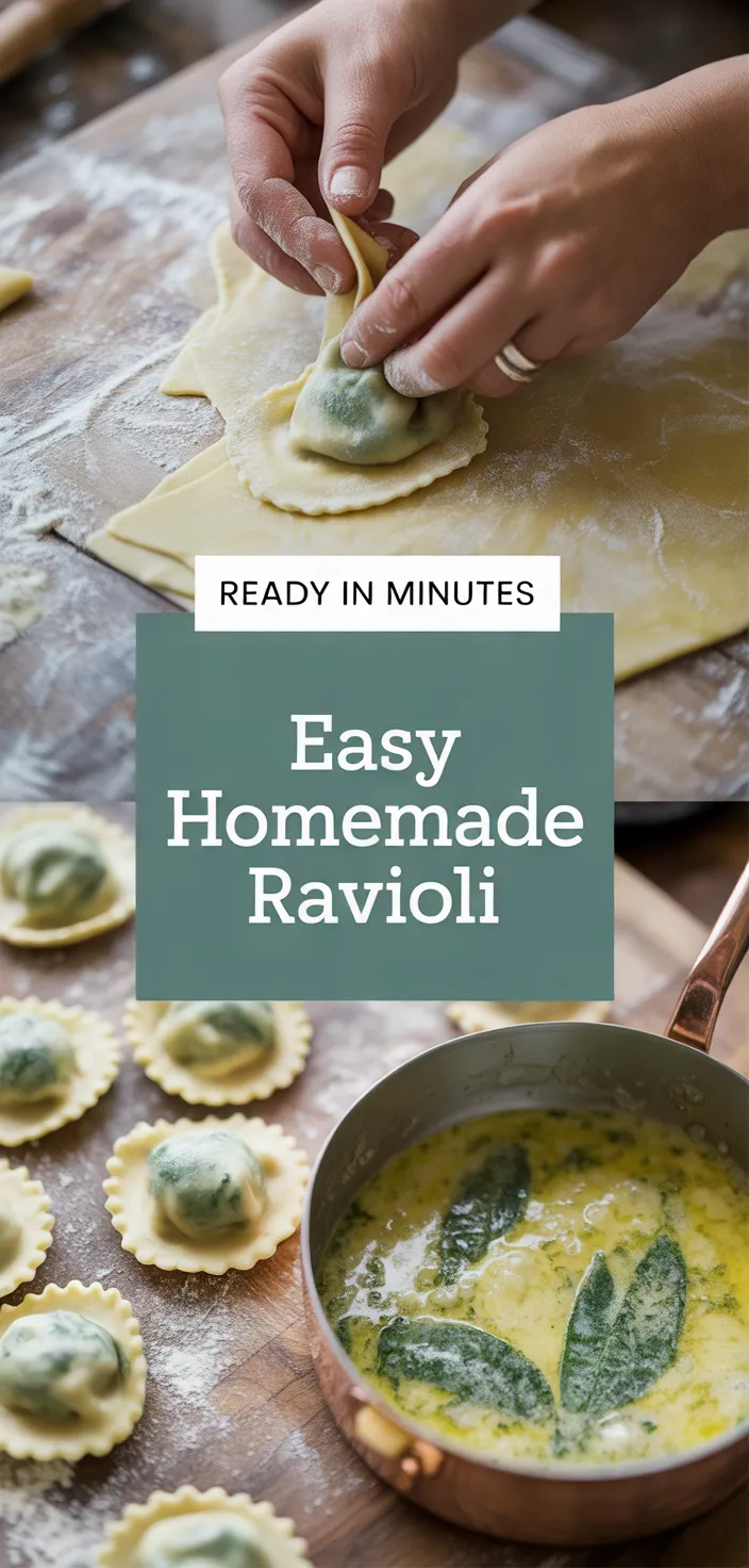 A photo of Homemade Ravioli Pasta (Easy Step By Step Guide) Recipe