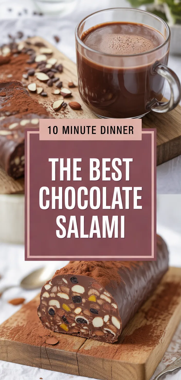 The Best Chocolate Salami Recipe - Flavorful Italy