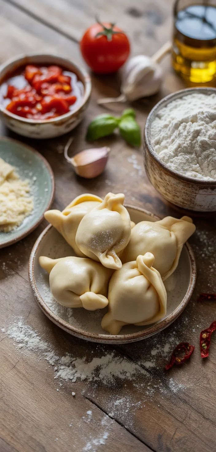 Ingredients photo for Easy Homemade Panzerotti (Grandma’s Italian Panzerotti Recipe)
